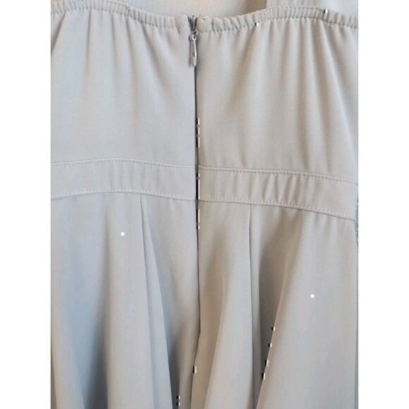 Lulu's Forevermore Gray Halter Skater Dress Size XSmall - Picture 6 of 16